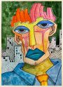 a man in The City